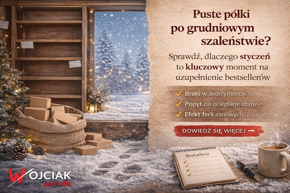 Puste półki po grudniowym szaleństwie? Sprawdź, dlaczego styczeń to kluczowy moment na uzupełnienie bestsellerów